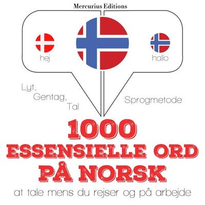 1000 essentielle ord på norsk - JM Gardner, Audio, 9782821128552