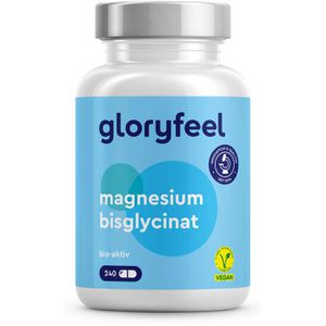 gloryfeel Magnesium Bisglycinat, 240 Kapseln, Magnesiumbisglycinat, 400 mg