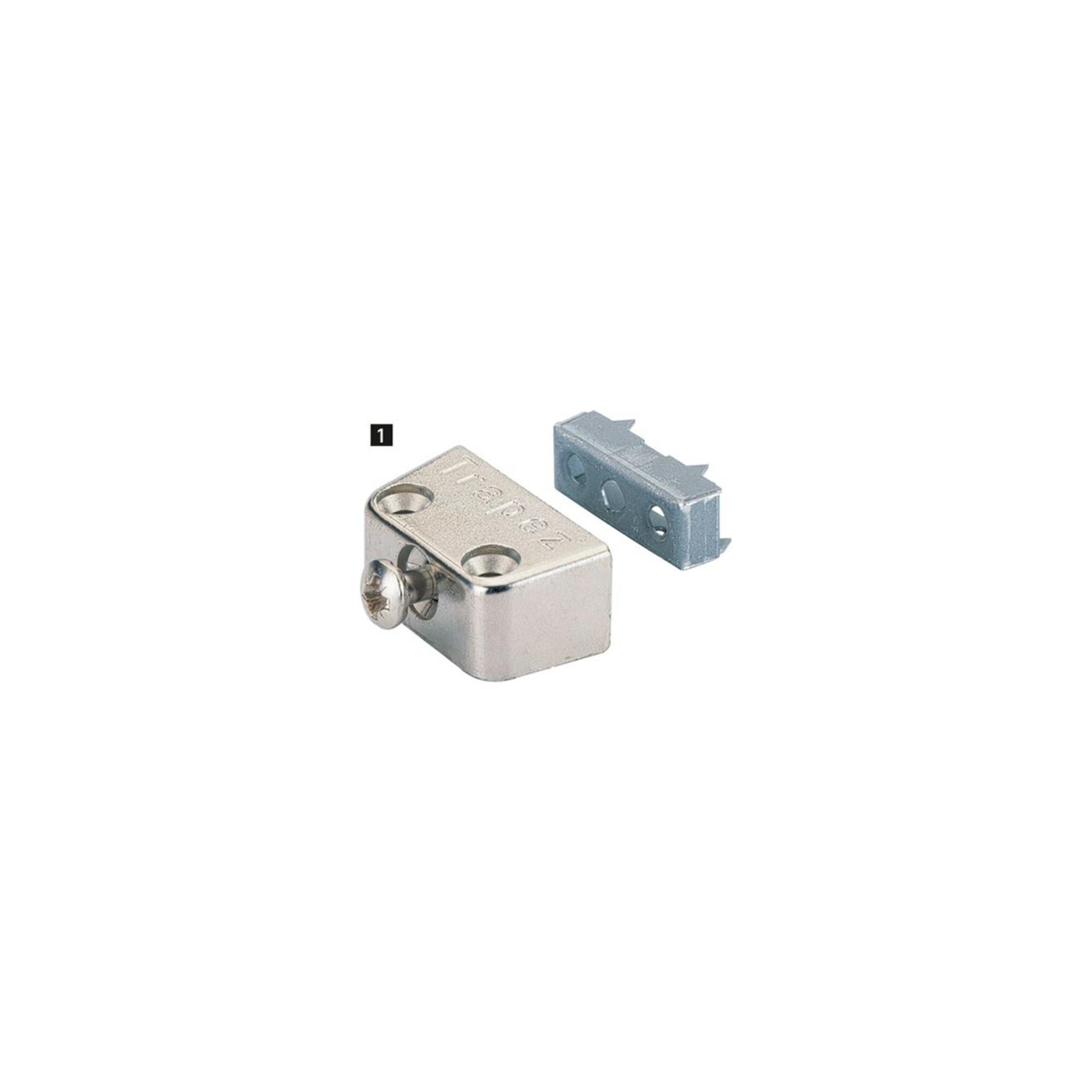 Hettich Trapez-Verbind.beschl. B 40mm, H 15,8mm Trapez TZ 4, 20843 ZDG, vernickelt (020843)