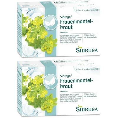 Sidroga Frauenmantelkraut Tee Filterbeutel 2x 2x20x1 g