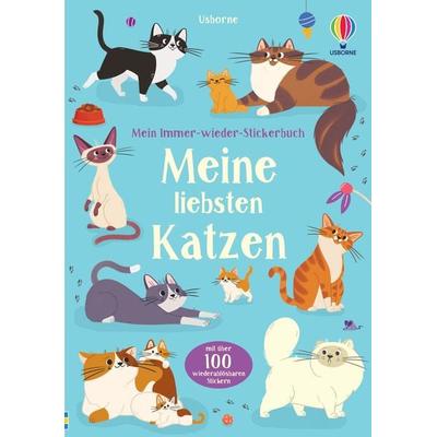 Mein Immer-wieder-Stickerbuch: Meine liebsten Katzen, Taschenbuch von , Usborne, 978-1-03-570256-5