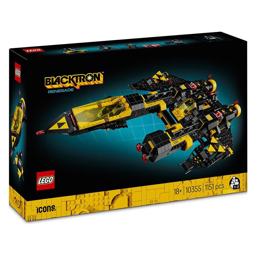 LEGO Blacktron Renegade (10355, LEGO Icons, LEGO Seltene Sets) (10355)