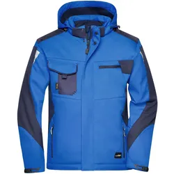 Winter Softshelljacke "JN824" - 4XL - royal/navy