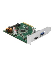 Delock PCI Express Karte> USB 3.1 Type-C Buchse Typ-A PCI-Express (90299)