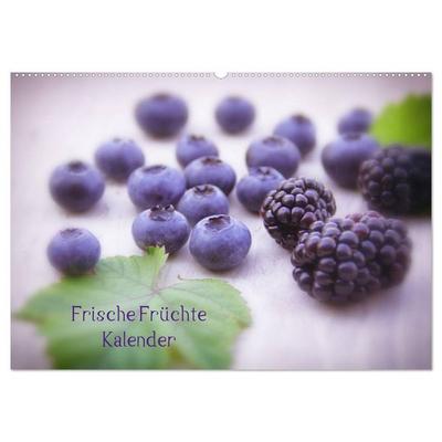 Frische Früchte Kalender (Wandkalender 2026 DIN A2 quer), CALVENDO Monatskalender