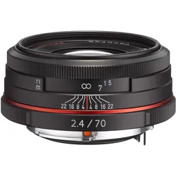 Pentax DA 70mm, f/2.4 Limited, Schwarz (Pentax K, APS-C / DX), Objektiv, Schwarz