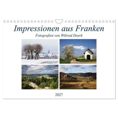 Impressionen aus Franken (Wandkalender 2027 DIN A4 quer), CALVENDO Monatskalender