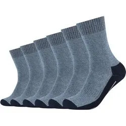 CAMANO Herren Socken Online Sport pro tex function Socks 6p, Größe 43-46 in Blau Blau