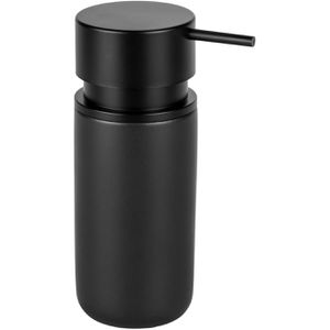 Wenko Seifenspender Silo, 55035100, stehend, Keramik, schwarz, 250ml