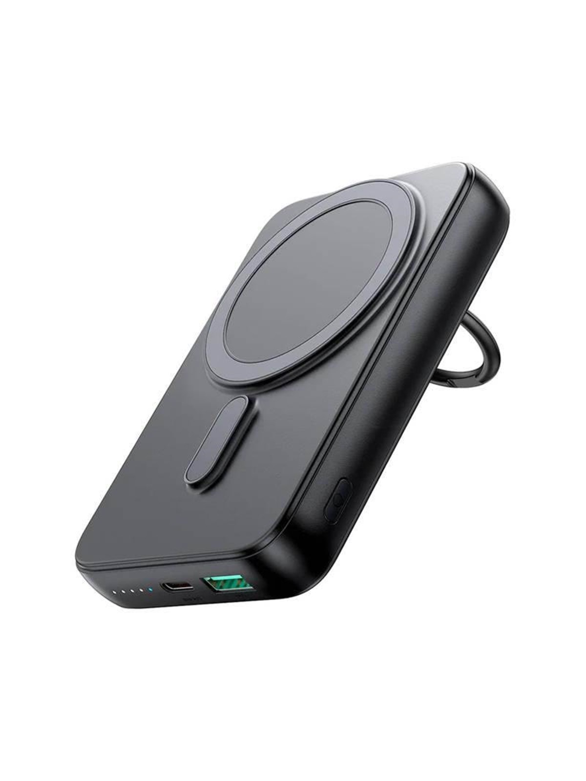 Joyroom Wireless powerbank 10000mAh JR-W050 20W MagSafe with ring and stand - black - 10000 mAh