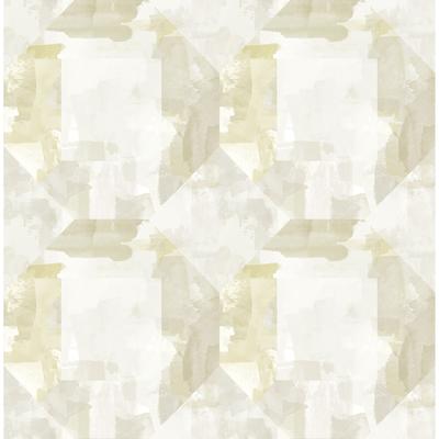 A-Street Prints Perrin Olive Gem Geometric Wallpaper