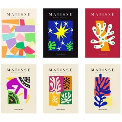 POSTER Set Mit 6 Illustrationen Von Henri Matisse Einladend A3 Rahmenlos