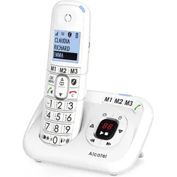 Alcatel XL785 Voice - Draadloze Huistelefoon Met Antwoordapparaat, Telefon, Weiss