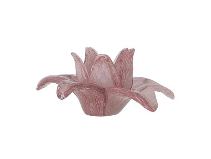 Bloomingville Wren Deko, Rose, Glas, D14,5xH6,5 cm