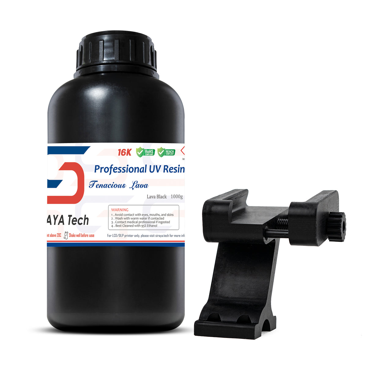 Siraya Tech -Tenacious Lava Black-1KG Resin ST0049