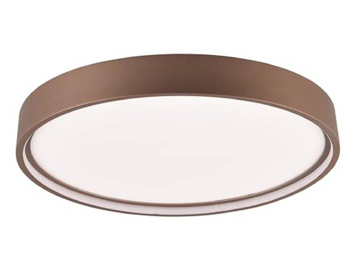 Trio Leuchten LED Deckenleuchte Doha 641310265, Metall Coffee matt, Acryl, inkl. 29 Watt LED