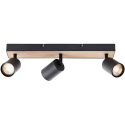 LED SPOT Jello Wood Schwarz/Holz 8/42/15,3 cm