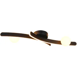 Deckenleuchte LED NAPOLI (BHT 70x10x20,50 cm) - schwarz - BHT 70x10x20,50 cm
