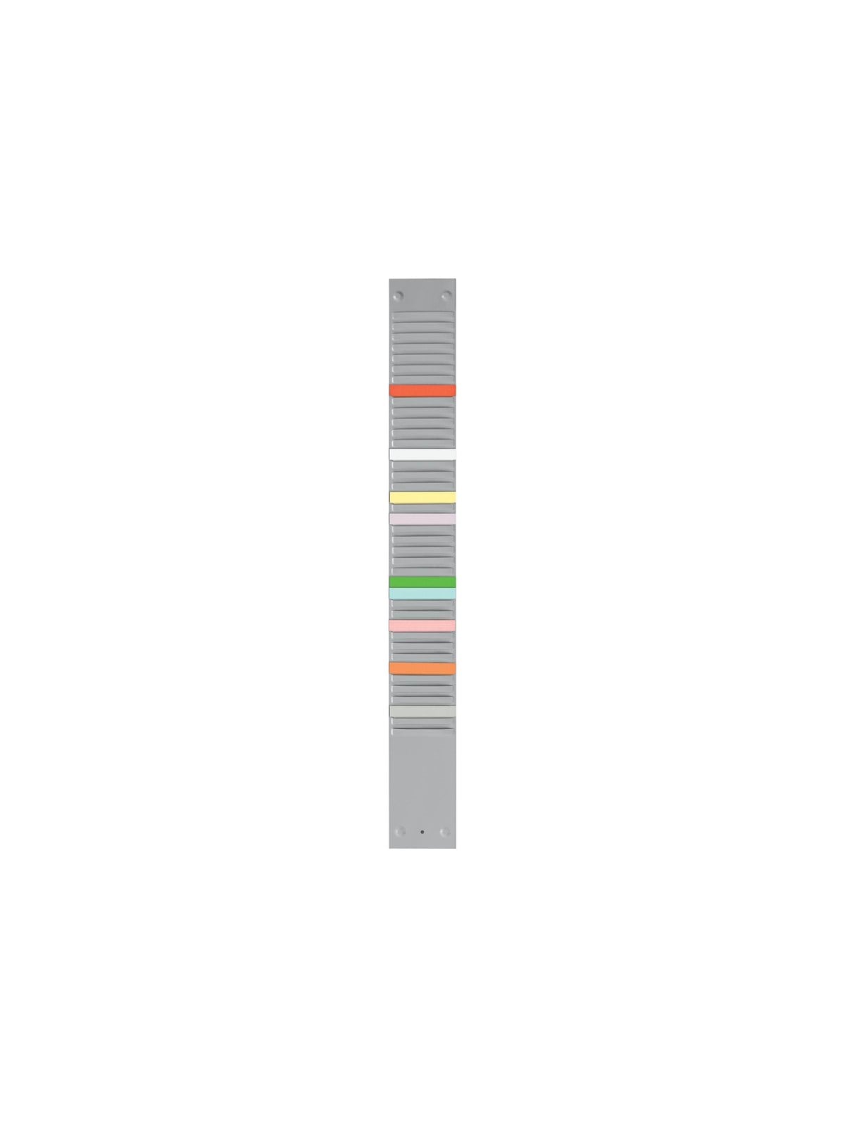Nobo card planner panel - 40 slots - grey