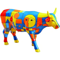Chromatic Pastures Cow - Cowparade Kuh Large