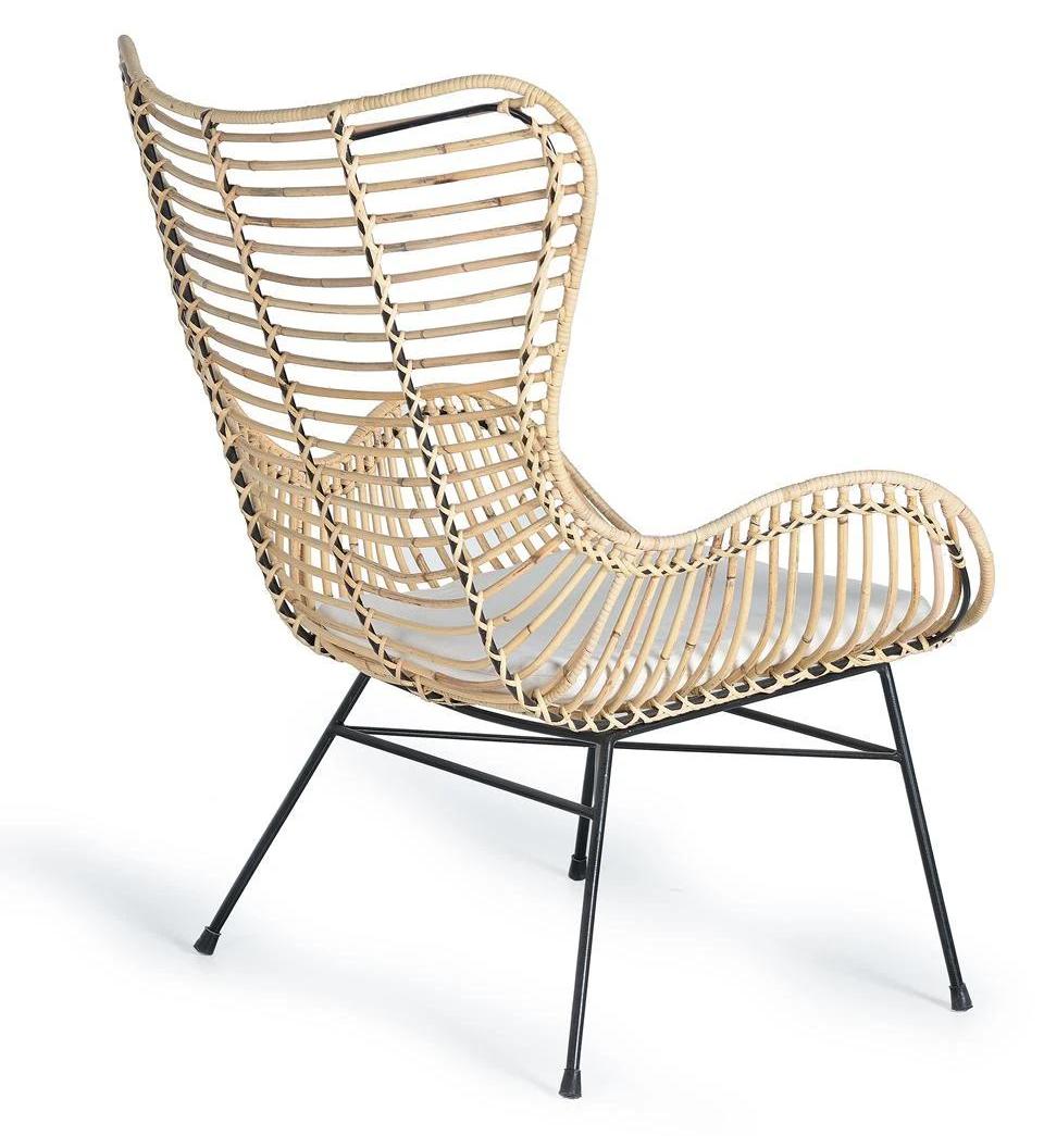 Set aus 2 Kuvia-Rattan-Sesseln, 90 cm x 70 cm x 70 cm Giner y Colomer