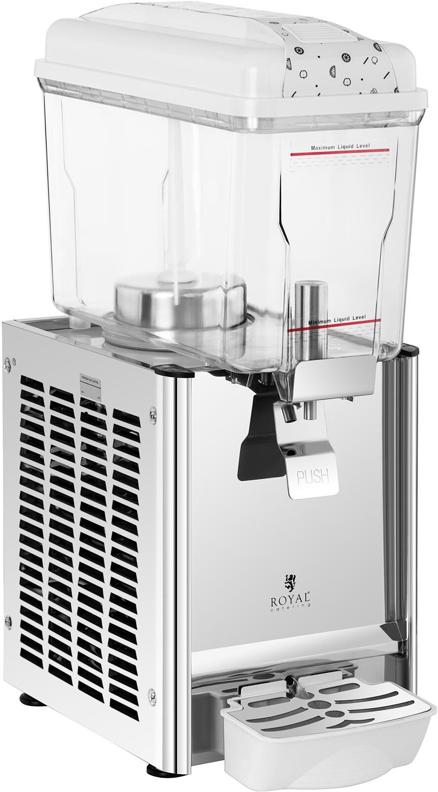 Royal Catering Saftspender - 12 L - Kühl- und Rührsystem RCSD-12C