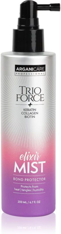 Arganicare Elixir Trio Force spray protecteur pour cheveux 200 ml