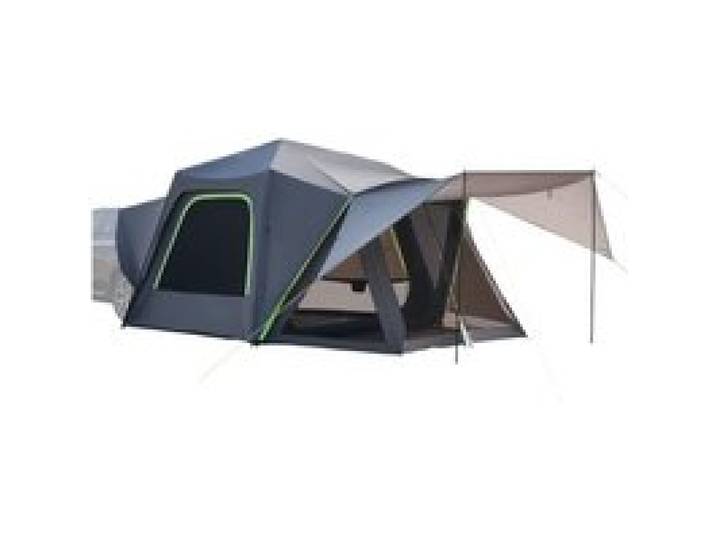 VEVOR SUV-Zelt Camping Auto-Zelt (305 x 310 x 230 cm) wasserdichtes PU2000 geräumiges Doppelschicht-Design für 5-8 Personen, SUV-Campingzelt mit Schattenmarkise & Netzfenstern & Regendach & Tasche