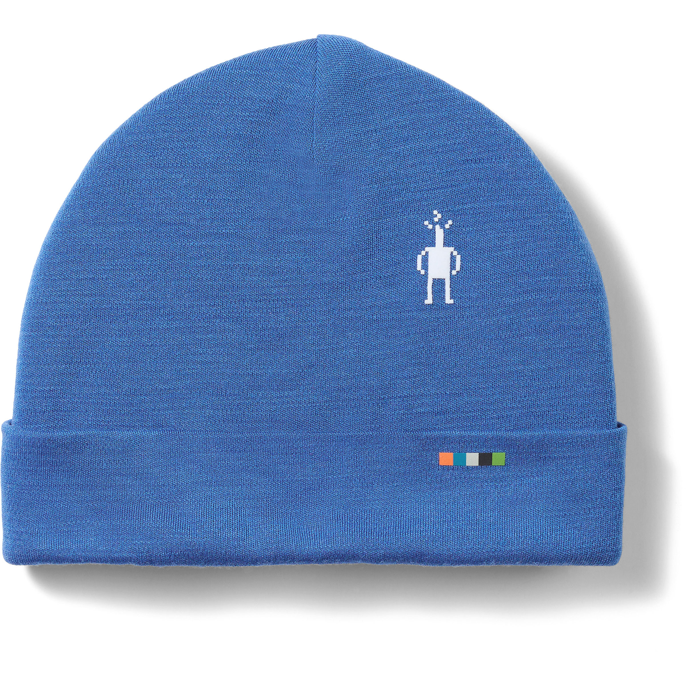 Smartwool Thermal Merino Reversible Cuffed Kinder Mützen & Beanies blau Größe M Lifestyle Geruchsneutralisierend Merinowolle