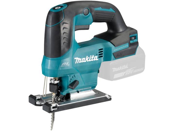Makita DJV184Z, Oberer Griff, Schwarz, Blau, 45°, Bürstenlos, 3000 SPM, 13,5 cm