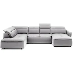 Wohnlandschaft Murillo Stoff Silver