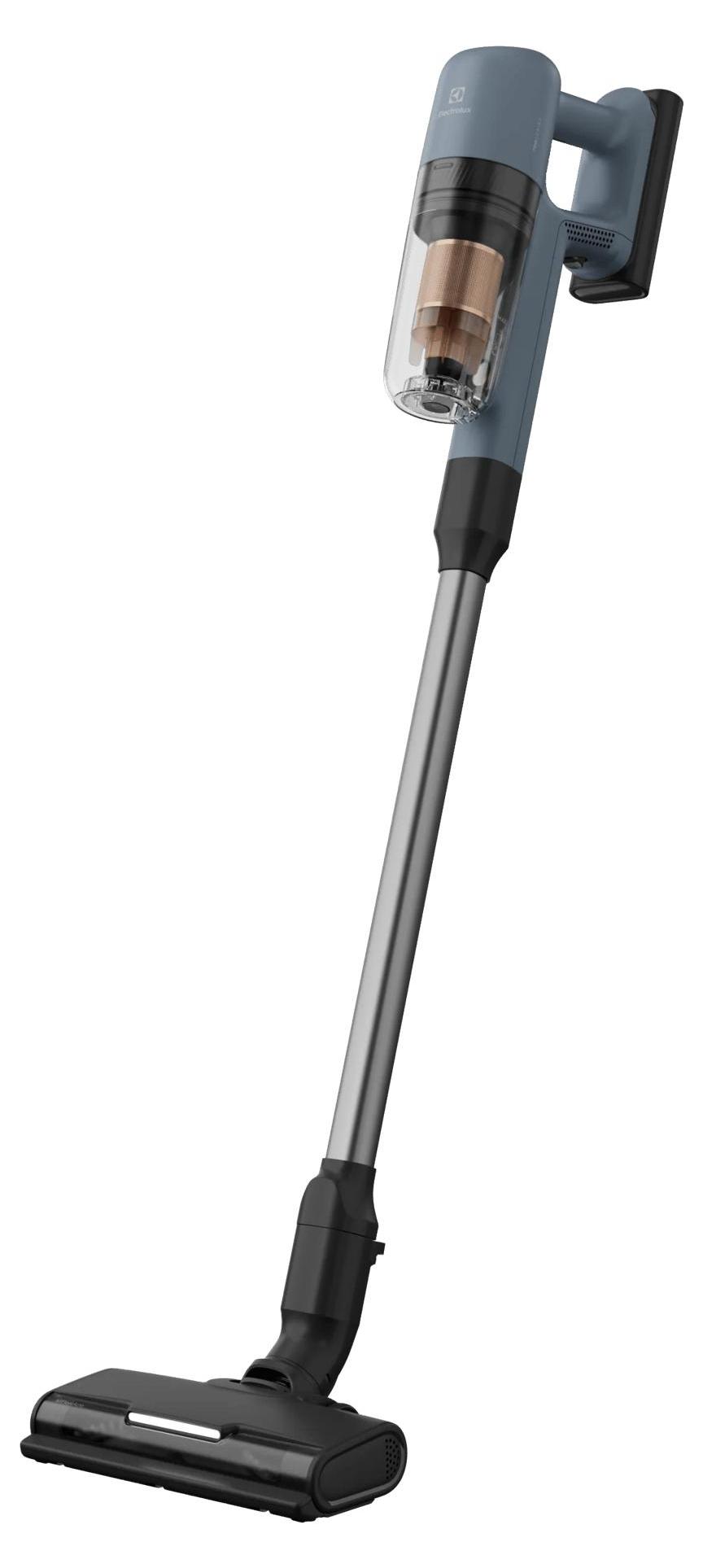 Electrolux EP72H21WET, 2-in-1-Stabstaubsauger, Beutellos, Blau, 0,3 l, Blu Denim chiaro, Trocken