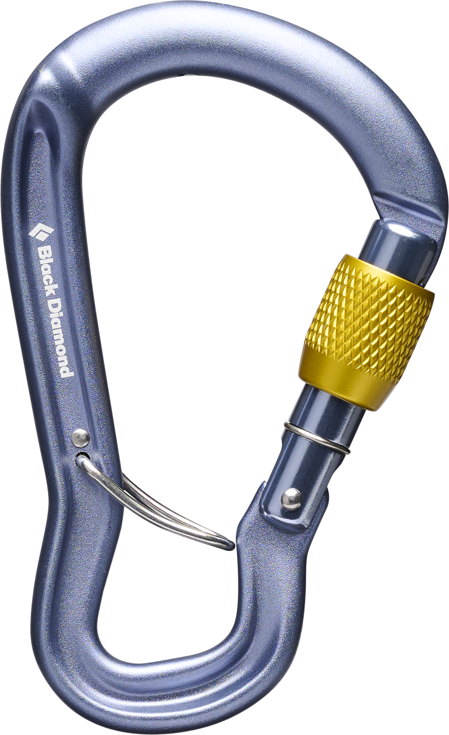Black Diamond Gridlock Screwgate Carabiner Gray One Size