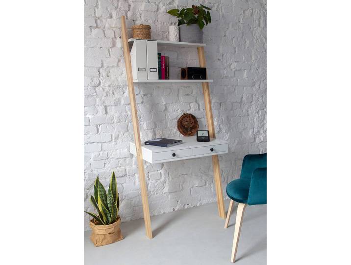 Bureau Monty 79 x 183 x 49cm Vert/Blanc