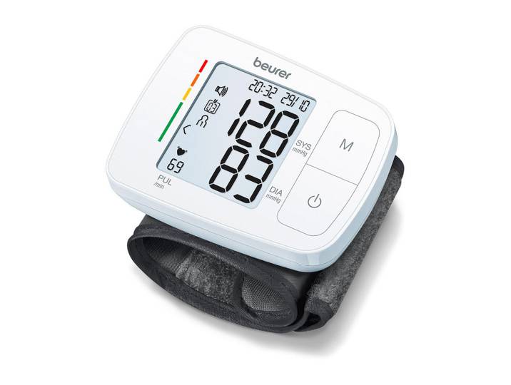 Beurer Blutdruckmessgerät, Weiss, 10.7x10.4x9.9 cm, Blutdruck-Bewertungsskala nach Who, einfache Analyse, handlich, transportabel, einfache Bedienung, Freizeit & Co, Wellness & Gesundheit, Gesundheit