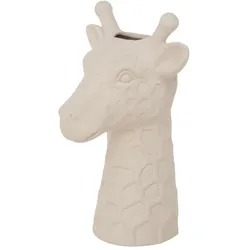Vase GIRAFFE (BHT 16x26x17 cm) - beige - BHT 16x26x17 cm