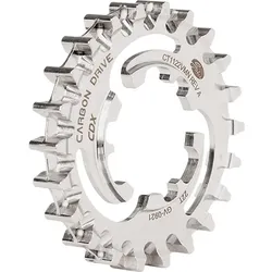 Gates CDX hintere Riemenscheibe, 22 Zähne, Enviolo / Nuvinci, silber, Gates, 789800629-AM