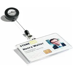 Durable, Informationsschild, Namensschild für Badge 85x54mm