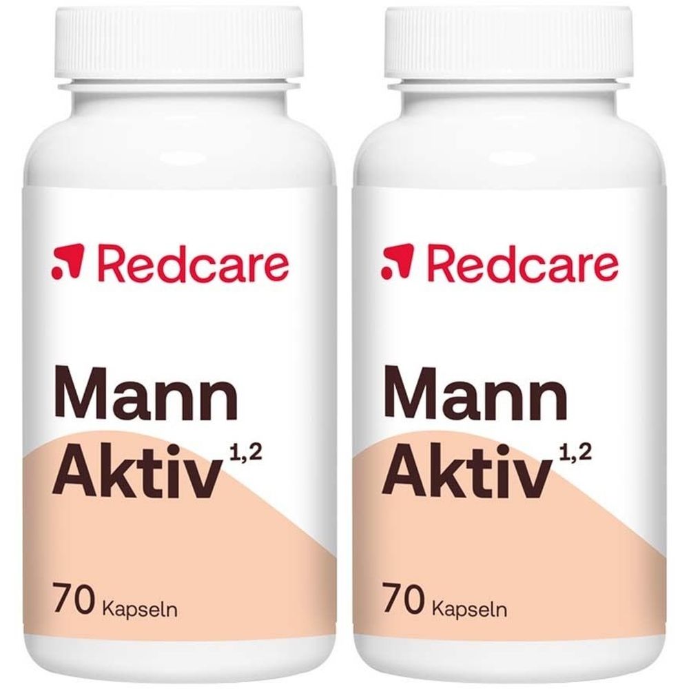 Redcare Mann Aktiv Doppelpack 2x70 St Kapseln