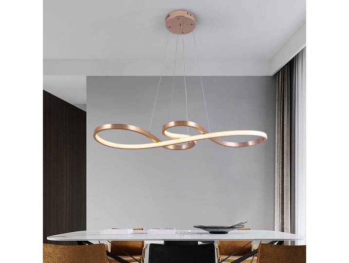 VETRULUS Lustre Moderne Pendentif Lumière Acrylique Note Dimmable Led Plafonnier Salle À Manger Salon Hôtel Décor Luminaire Suspendu