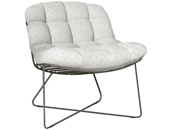 Joop! Loungesessel, Natur, Olivgrün, Metall, Füllung: Schaumstoff, Rundrohr, 77x83x85 cm, Loungemöbel, Loungesessel