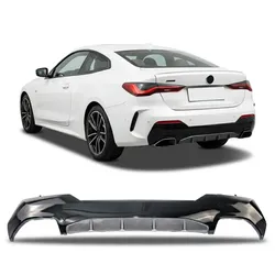 Sport Heckdiffusor Carbon-Optik passend für BMW 4 (G22 G23 G83) ab 2020