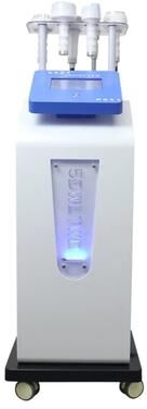 Uplifted Goods Six In One 120K Cavitation RF Vacuum Body Sculpting Device blue uk Plug