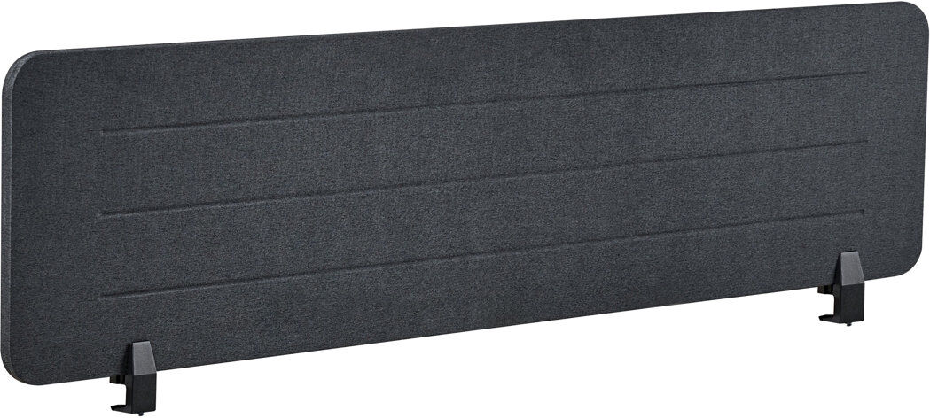17 Stories Desk Dividers Grey 40cm H x 160cm L