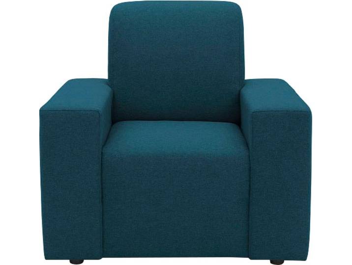Sessel LOOKS X Cocktailsessel , blau (dunkelblau), H:88cm T:88cm, 100% Polyester, LOOKS BY WOLFGANG JOOP, Sessel, Sessel, passend zum Ecksofa LOOKS X