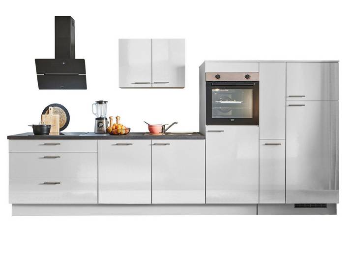pino Küchenzeile Warde, individuell anpassbar, gratis Küchenplanung mit Profis, (Breite 340cm), vormontiert, wahlw. mit E-Geräten, Preis inkl. Lieferung