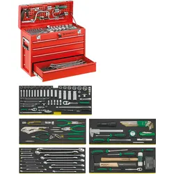 STAHLWILLE Line Maintenance-Set i.Tragekasten 13214 580x300x494mm 146 tlg.