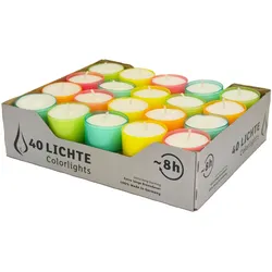 2x Wenzel, Kerzen, Colorlights (40 Stk.)