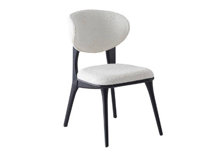 JVmoebel Esszimmerstuhl Stuhl Modern Weiß Schwarz Elegant Esszimmerstuhl Polstersessel, Made in Europa