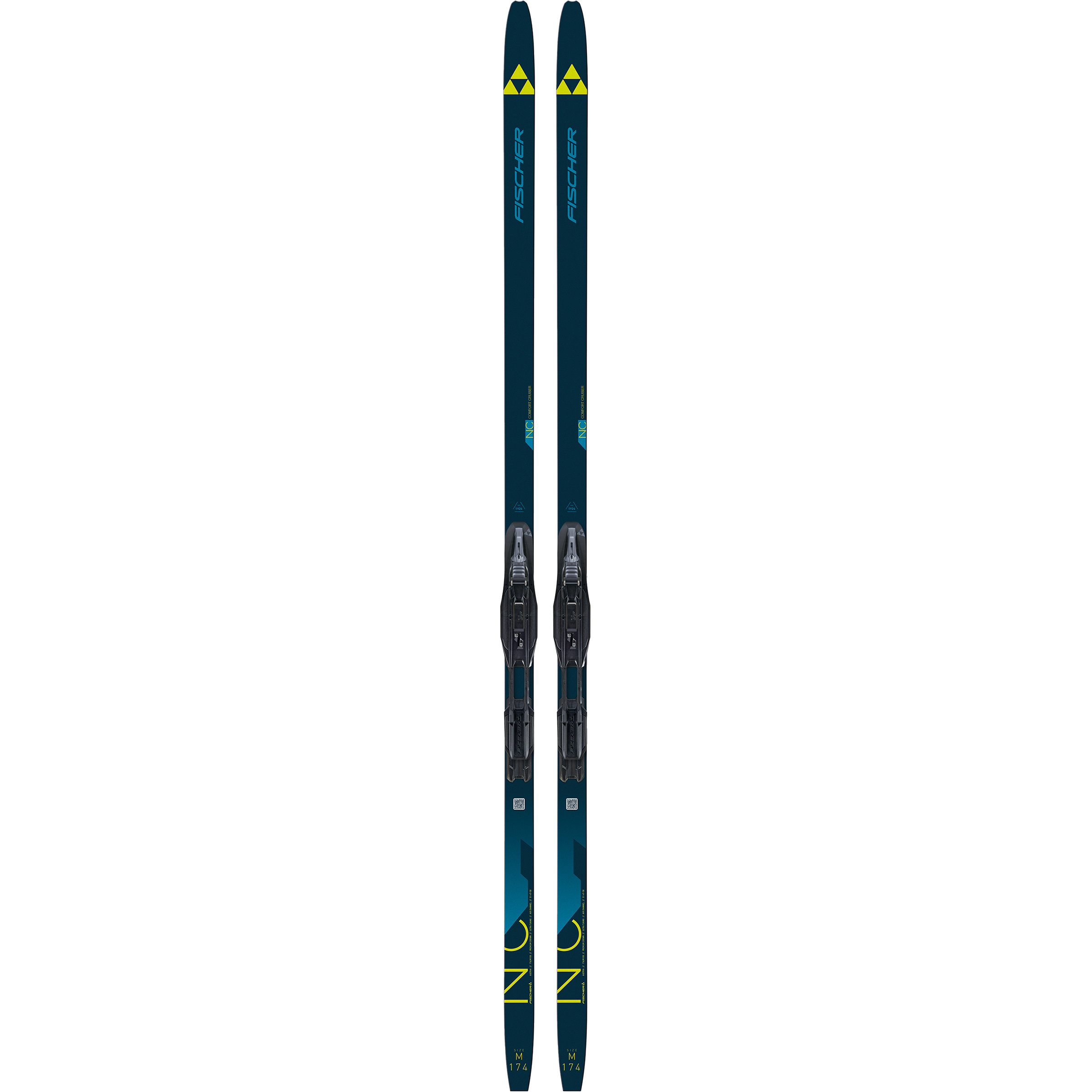 Fischer Comfort Cruiser Mounted Classicset 26/27 Ski schwarz Größe 164cm Langlauf Klassik
